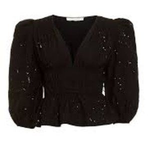 Love the Label NYC Elle Top Black Sequins